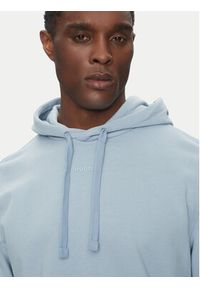 Hugo - HUGO Bluza Dapo 50486478 Błękitny Relaxed Fit. Kolor: niebieski. Materiał: bawełna #4