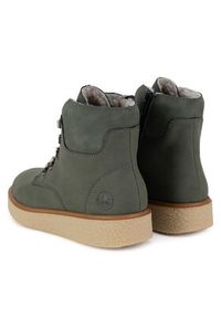 Rieker Trzewiki Y0033-54 Zielony. Kolor: zielony. Materiał: skóra #7