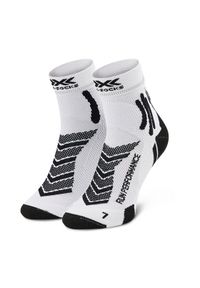 X-Socks Skarpety Wysokie Męskie Run Performance XSRS15S19U Biały. Kolor: biały. Materiał: materiał #1