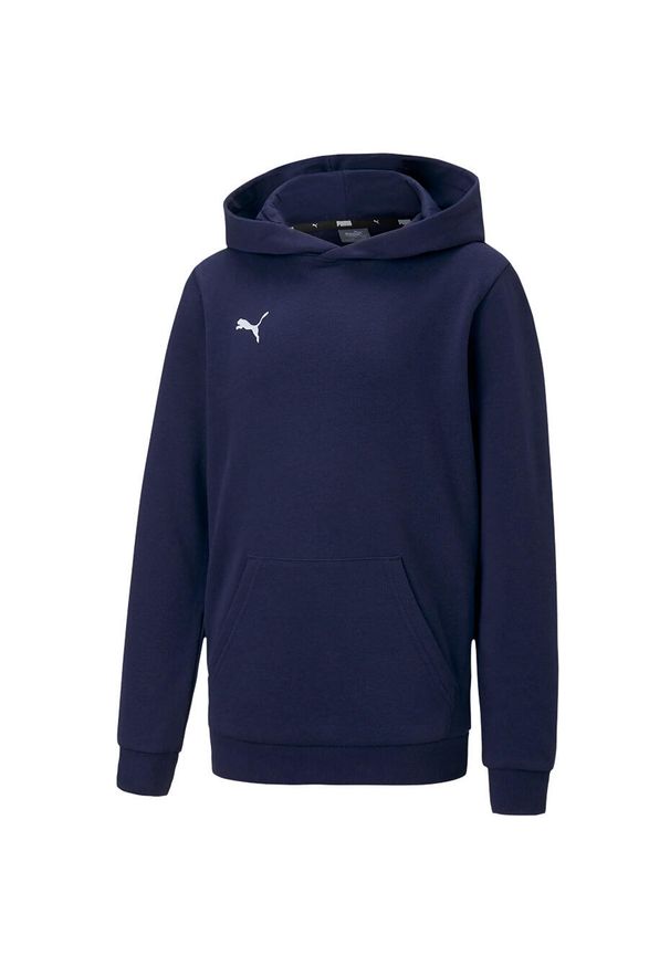 Bluza dla dzieci Puma teamGOAL 23 Casuals Hoody Jr granatowa. Kolor: niebieski