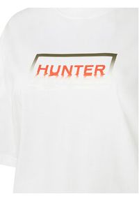 Hunter T-Shirt Abele UNISEX HARU0007251 Biały Regular Fit. Kolor: biały. Materiał: bawełna #5
