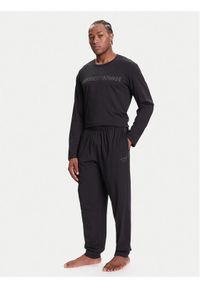 Emporio Armani Underwear Piżama EM000616 AF14978 UC001 Czarny Regular Fit. Kolor: czarny. Materiał: bawełna #1