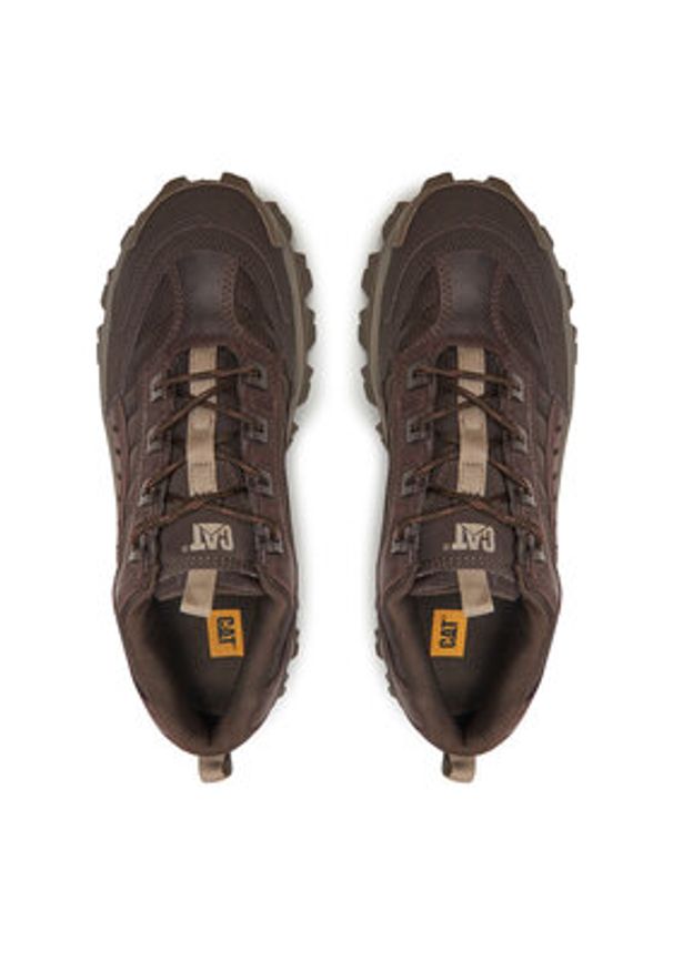 CAT Footwear Sneakersy Intruder P111566 Brązowy. Kolor: brązowy. Materiał: skóra