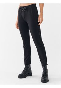 Liu Jo Sport Spodnie dresowe TF3076 FS576 Czarny Regular Fit. Kolor: czarny. Materiał: dresówka, wiskoza