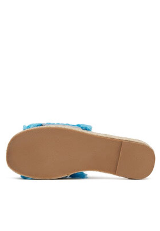 DeeZee Klapki S855-1 Niebieski. Kolor: niebieski. Materiał: materiał