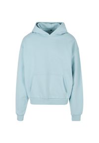 BUILD YOUR BRAND - Bawełniana Bluza Z Kapturem Dla Dorosłych Unisex Ultra Heavyweight Boxy Hoodie. Typ kołnierza: kaptur. Kolor: niebieski. Materiał: bawełna