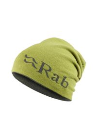 Czapka dzianinowa Rab Wearya Beanie dwustronna. Kolor: zielony. Materiał: dzianina