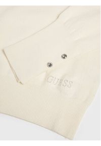 Guess Golf Paule W2BR53 Z2V62 Beżowy Slim Fit. Typ kołnierza: golf. Kolor: beżowy. Materiał: wiskoza #5