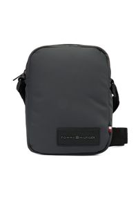 TOMMY HILFIGER - Tommy Hilfiger Saszetka Th Repreve Mini Reporter AM0AM14009 Szary. Kolor: szary. Materiał: materiał #1