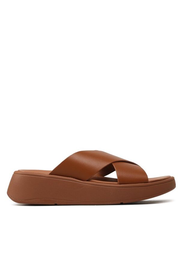 Klapki FitFlop. Kolor: brązowy