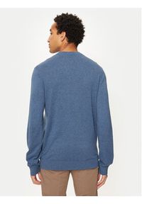 U.S. Polo Assn. Sweter MUP2961 Niebieski Regular Fit. Typ kołnierza: polo. Kolor: niebieski. Materiał: bawełna #4