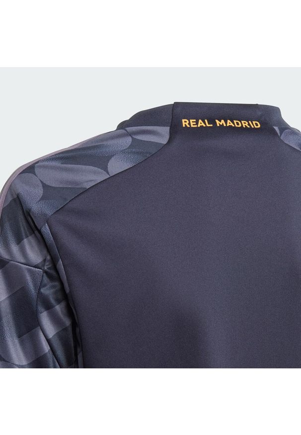Adidas - Koszulka Real Madrid 23/24 Away Kids. Kolor: niebieski. Materiał: materiał