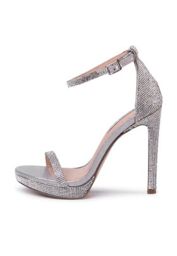 Steve Madden Sandały Milano-R SM11000897-02003-998 Srebrny. Kolor: srebrny. Materiał: syntetyk