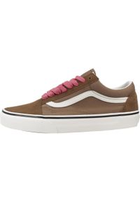 Vans - Buty VANS OLD SKOOL POP Brązowy. Kolor: brązowy. Materiał: tkanina, skóra. Model: Vans Old Skool. Sport: skateboard