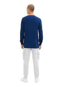 Tom Tailor Sweter 1032302 Niebieski Regular Fit. Kolor: niebieski. Materiał: bawełna #2