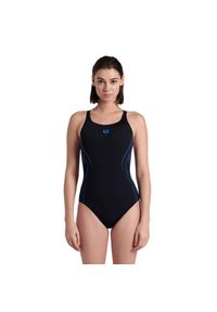 Strój kąpielowy damski jednoczęściowy kostium na basen Arena Reflecting. Kolor: niebieski, wielokolorowy, czarny #1