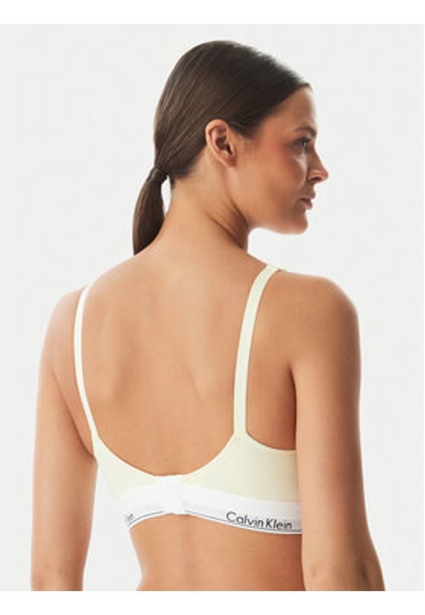 Calvin Klein Underwear Biustonosz do karmienia LV00QF8506 Kremowy. Kolor: kremowy. Materiał: bawełna