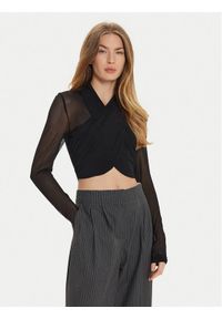 BARDOT - Bardot Bluzka Aliyah 55001TB2 Czarny Slim Fit. Kolor: czarny. Materiał: syntetyk #1