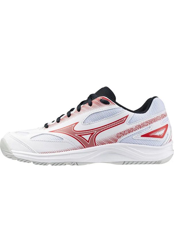 Buty do piłki ręcznej dziecięce Mizuno Stealth Star 2 J. Kolor: biały. Sport: piłka nożna