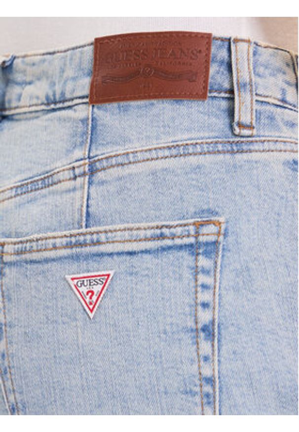 Guess Jeans Jeansy W5BA3O D0027 Niebieski Boyfriend Fit. Kolor: niebieski