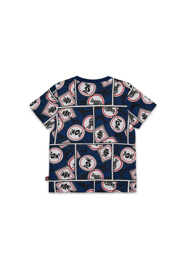 Koszulka Dziecięca LEGO BATMAN Tano 301 Niebieska. Kolor: niebieski. Wzór: motyw z bajki