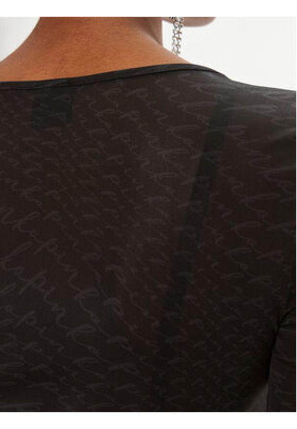 Pinko Bluzka Berlino 100639 A1A0 Czarny Regular Fit. Kolor: czarny. Materiał: syntetyk