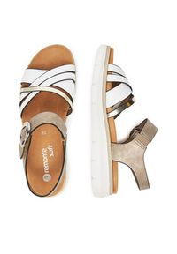 Remonte Sandały D2K55-90 Biały. Kolor: biały. Materiał: syntetyk, materiał #7