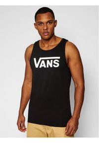 Vans Tank top Classic VN000Y8V Czarny Classic Fit. Kolor: czarny. Materiał: bawełna