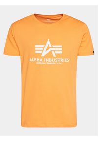 Alpha Industries T-Shirt Basic 100501 Czarny Regular Fit. Kolor: czarny. Materiał: bawełna