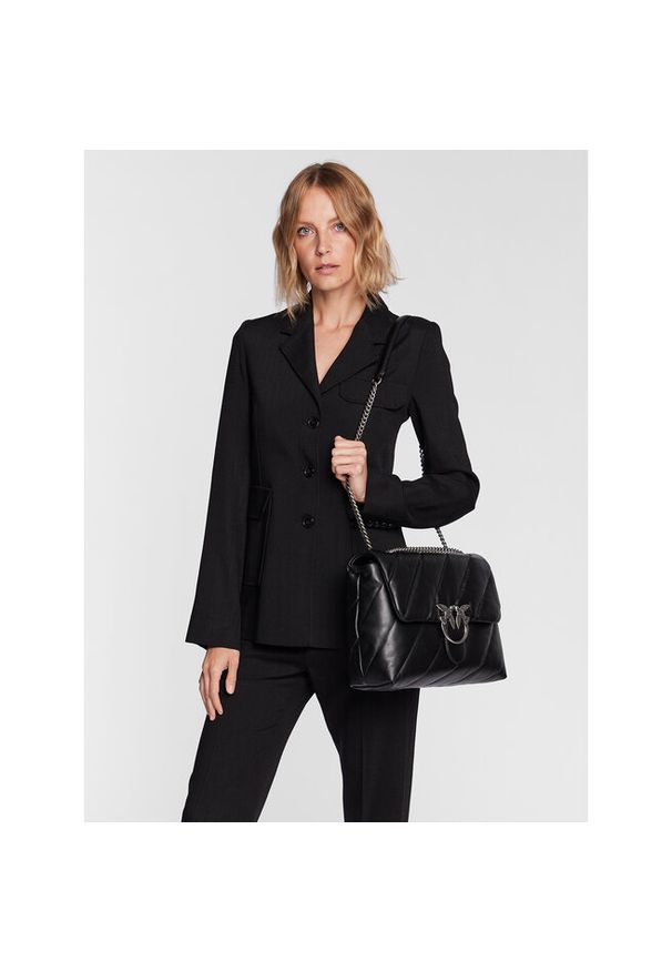 Pinko - Torebka PINKO. Kolor: czarny