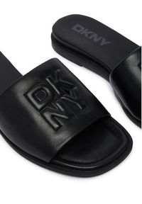 DKNY Klapki Chicago K2646405 Czarny. Kolor: czarny. Materiał: skóra #4