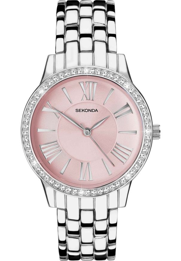 Zegarek Sekonda Zegarek damski Sekonda 40477 srebrny. Kolor: srebrny