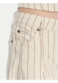 Guess Jeans Jeansy W6GA2U D7961 Écru Wide Leg. Kolor: kremowy #3