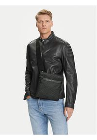 MICHAEL Michael Kors Saszetka Hudson 33T5LHDM1B Czarny. Kolor: czarny. Materiał: skóra #3