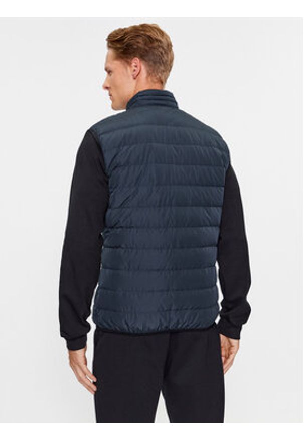 EA7 Emporio Armani Kamizelka 8NPQ02 PNE1Z 1578 Granatowy Regular Fit. Kolor: niebieski. Materiał: syntetyk
