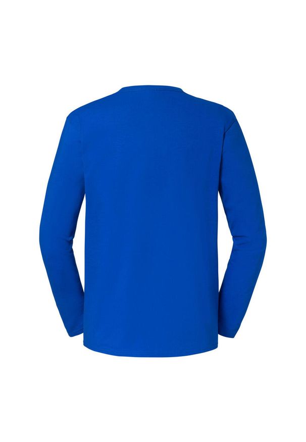 FRUIT OF THE LOOM - Koszulka Z Długim Rękawem Unisex Dla Dorosłych Iconic 195. Kolor: niebieski. Długość rękawa: długi rękaw. Długość: długie