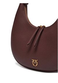 Pinko - PINKO Torebka Brioche Hobo Classic AI 24-25 PLTT 101526 A29Q Brązowy. Kolor: brązowy. Materiał: skórzane