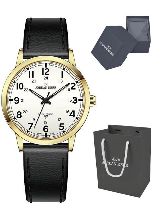 Zegarek Jordan Kerr LG010-07 IPG męski czytelny 39 mm .