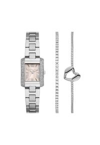 Michael Kors Zestaw zegarek i bransoletka Emery Set MK7514SET Srebrny. Kolor: srebrny #1