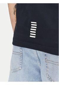 EA7 Emporio Armani Polo 8NPF16 PJVUZ 1562 Granatowy Slim Fit. Typ kołnierza: polo. Kolor: niebieski. Materiał: bawełna