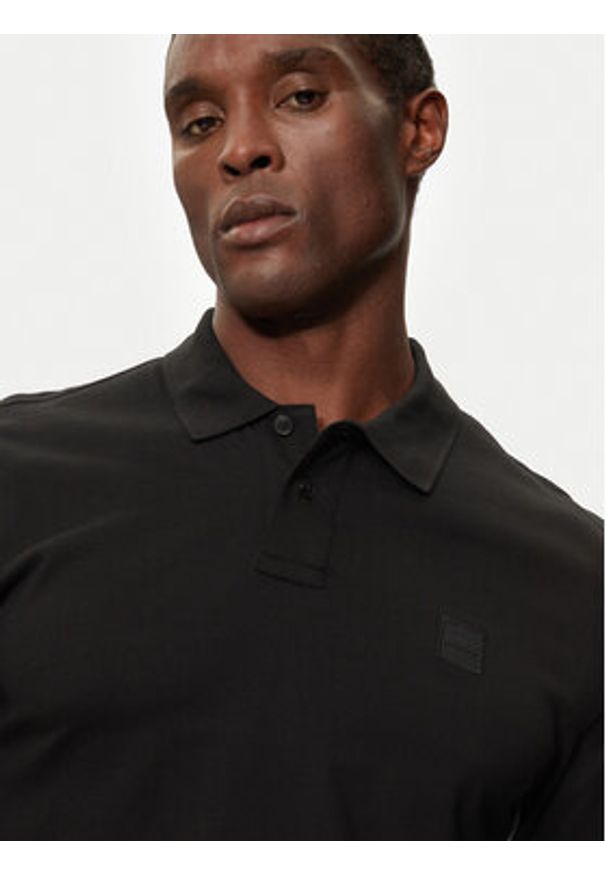 BOSS - Boss Polo Passenger 50507803 Czarny Slim Fit. Typ kołnierza: polo. Kolor: czarny. Materiał: bawełna