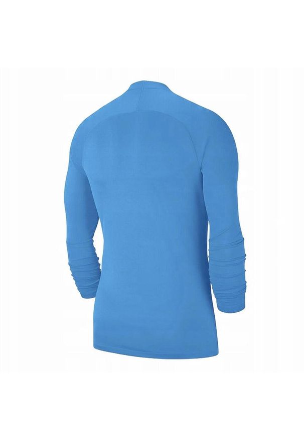 Nike - Bluza Męska Park DriFIT Base Layer Top. Kolor: niebieski. Sport: turystyka piesza