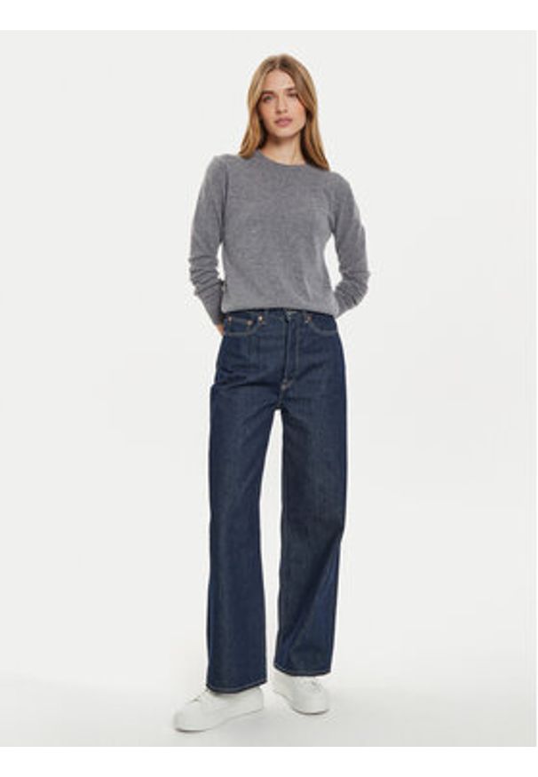 United Colors of Benetton - United Colors Of Benetton Sweter 1002D1K01 Szary Regular Fit. Kolor: szary. Materiał: wełna