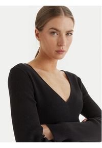 Calvin Klein Jeans Sukienka codzienna LV047F324G Czarny Slim Fit. Okazja: na co dzień. Kolor: czarny. Materiał: bawełna. Typ sukienki: proste. Styl: casual #3