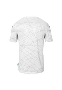 UHLSPORT - Koszulka Uhlsport Prediction. Kolor: czarny, biały, wielokolorowy. Materiał: jersey. Wzór: nadruk, napisy. Sport: piłka nożna