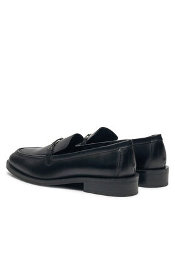 Bronx Loafersy Next-Wagon 66492-OS Czarny. Kolor: czarny. Materiał: skóra