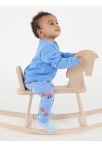 Sinsay - Spodnie dresowe jogger 2 pack - niebieski. Kolor: niebieski. Materiał: dresówka