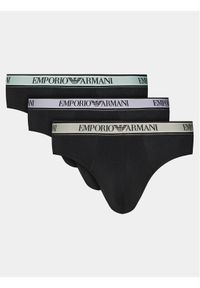 Emporio Armani Underwear Komplet 3 par slipów 111734 4R717 50620 Czarny. Kolor: czarny. Materiał: bawełna #1