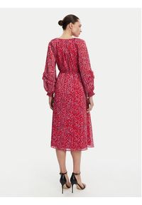 French Connection Sukienka codzienna 71YFO Czerwony Regular Fit. Okazja: na co dzień. Kolor: czerwony. Materiał: syntetyk. Typ sukienki: proste. Styl: casual #4