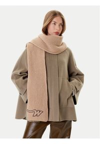 Weekend Max Mara Szalik Bardies 2525746035 Brązowy. Kolor: brązowy. Materiał: wełna, materiał